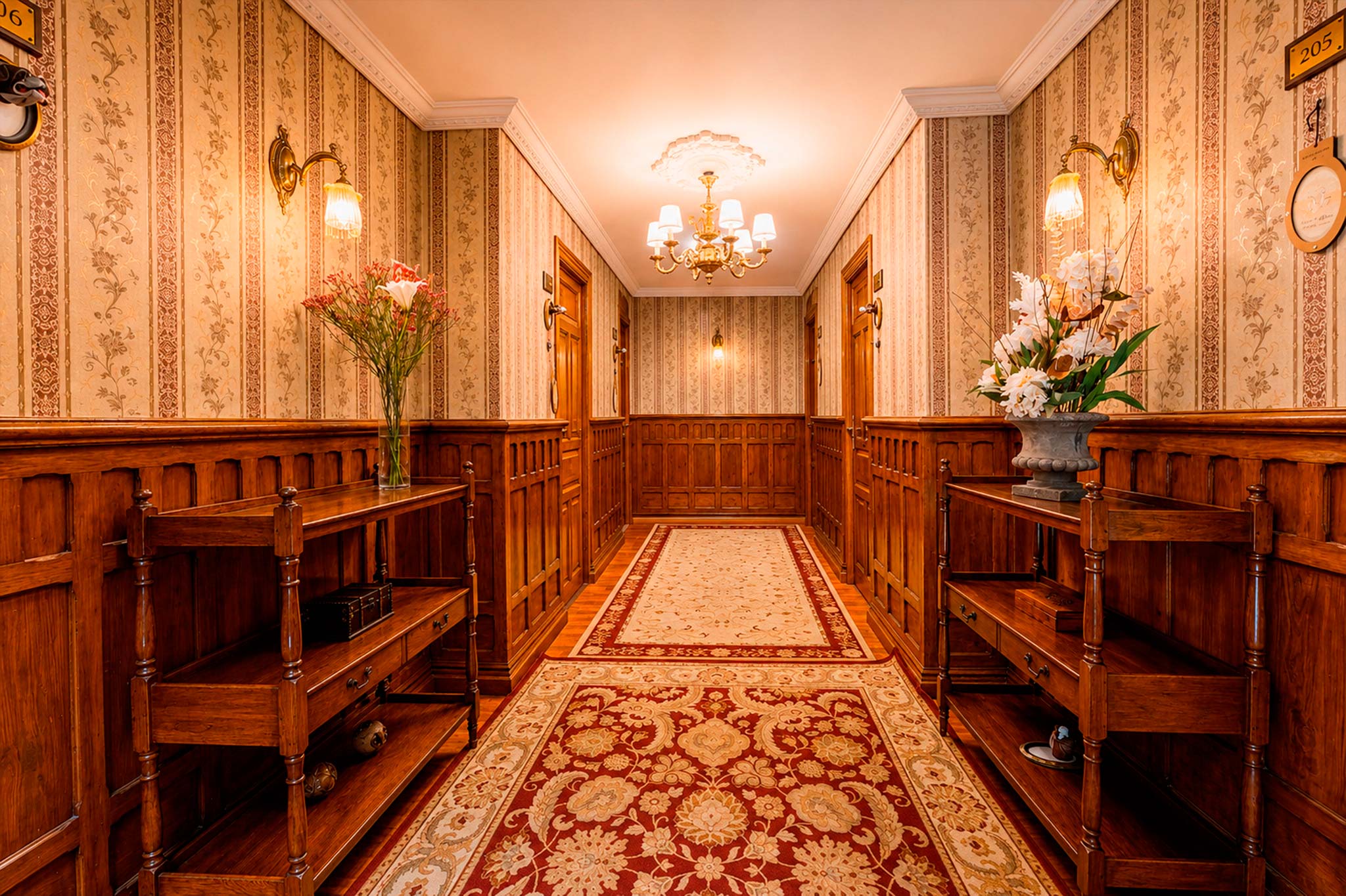 Recepción del Hotel Casona Naviega